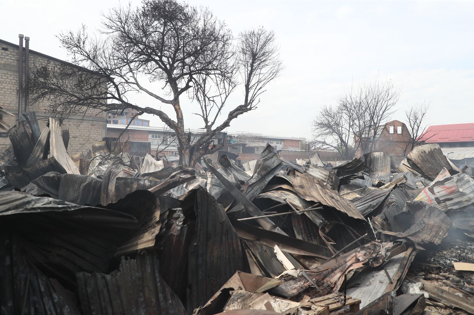 Прокуратура Ингушетии проводит проверку по факту пожара на рынке г. Сунжа 